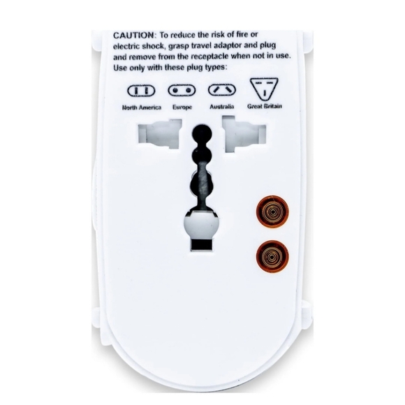 American Tourister All-In-One Adapter Plug with Surge Ptotection - Picture 5 of 9